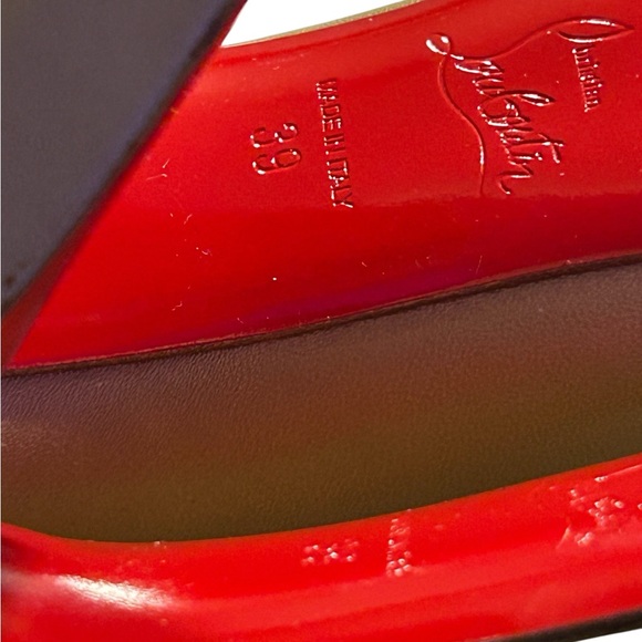 Christian Louboutin Viva Pump 85 Nappa Nude Red Bottom Heels US 8.5 NWT - Picture 8 of 10